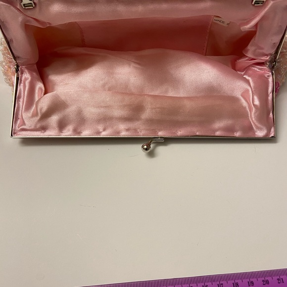 Pink Sequin Mini Clutch Bag - Picture 10 of 14